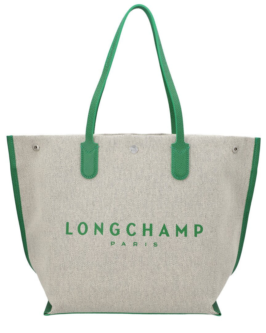 Longchamp Essential Large Canvas Long Handle Tote | Shop Simon