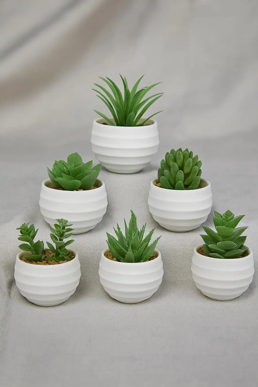 6 Pack Mini Artificial Succulent Plants – Small Realistic Fake Potted Greenery for Home, Office... | Etsy (US)