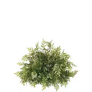 SULLIVANS 7&quot; Artificial Green Wisteria Half Orb 02225ORB - The Home Depot | The Home Depot