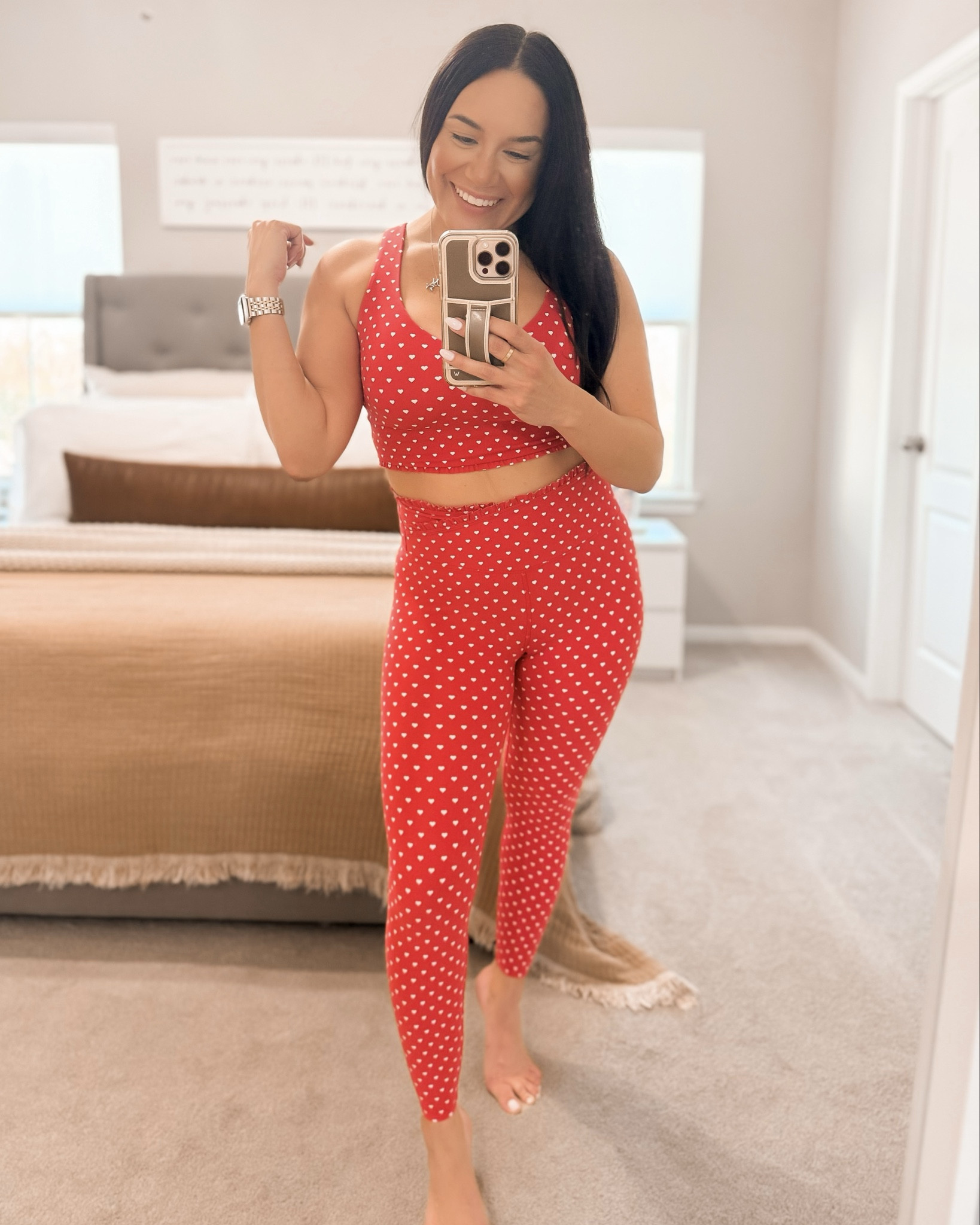 Crushing on this set! 🤍 // Valentine’s Outfit // Activewear // Pilates // Athletic Set // Gym Attire // Mom on the go! 

#LTKfitnessgoals #LTKActive