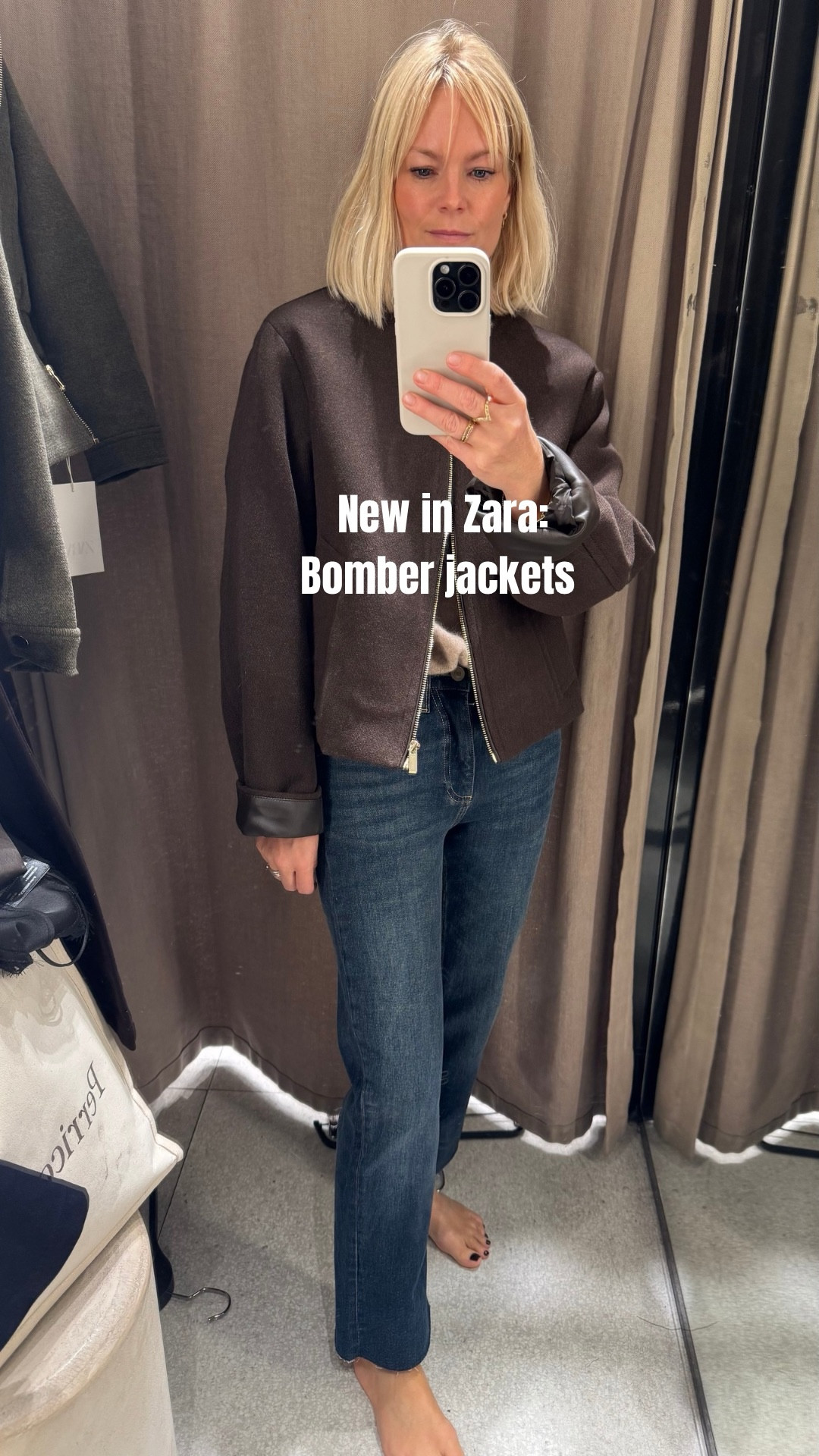 The bomber jacket is everywhere this season and here are a couple of lovely ones from Zara 

Wearing xs in both. The chocolate one comes up much larger. 

Autumn outfits
Bomber jacket 
Casual outfits 
Layering 
Chocolate 

#LTKautumn #LTKuk #LTKstyletip