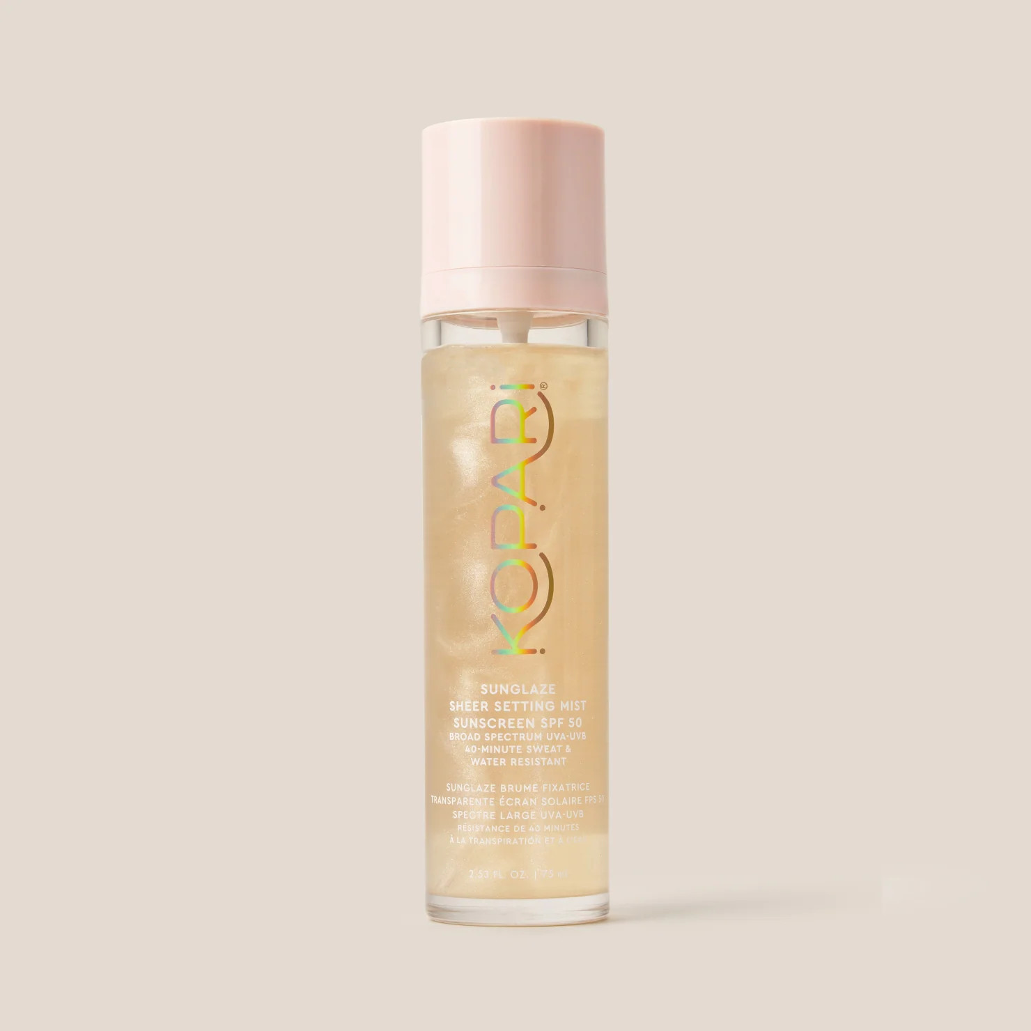 Sunglaze Sheer Setting Mist Sunscreen SPF 50 | Kopari Beauty