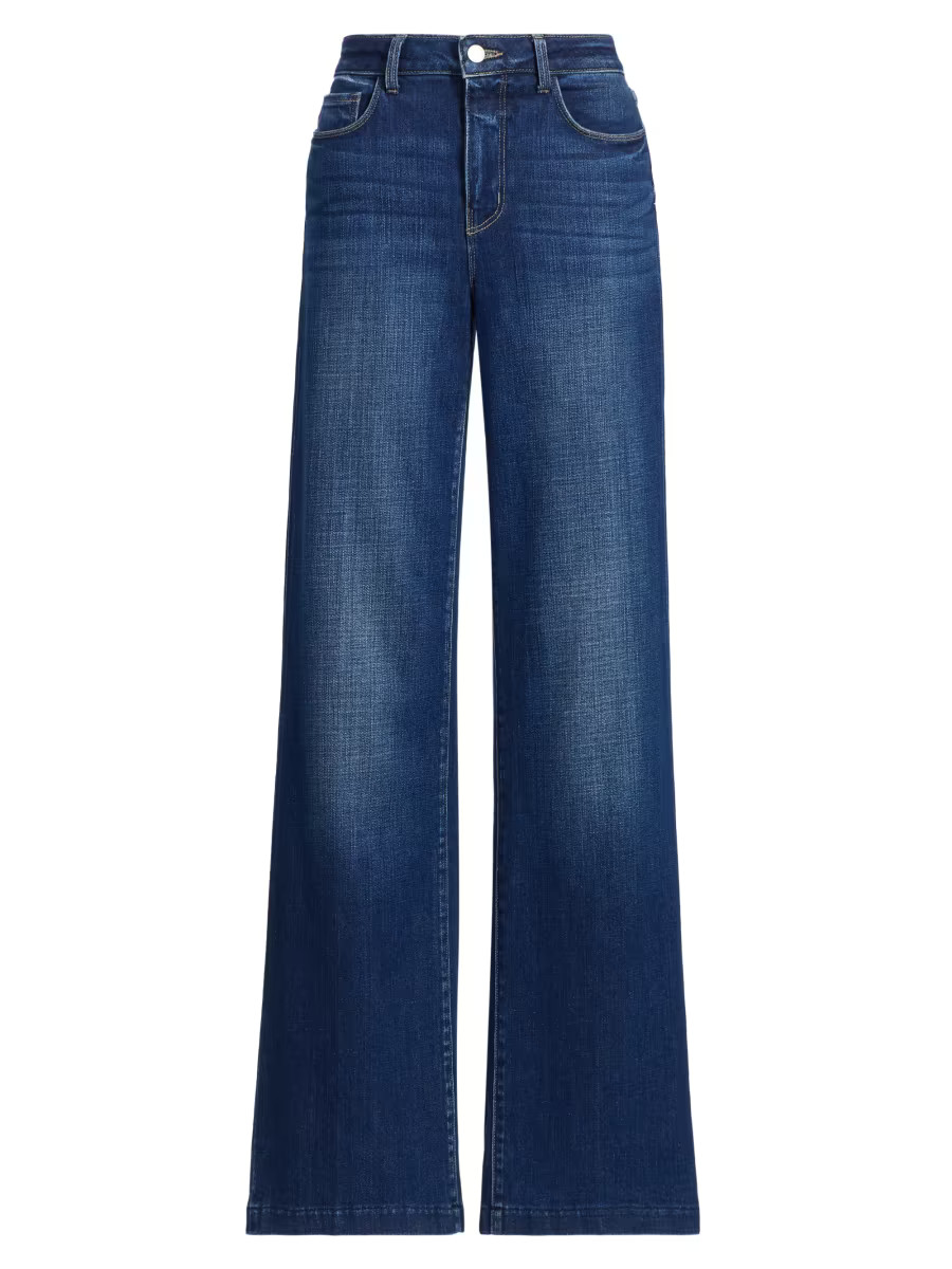 Scottie Denim High-Rise Wide-Leg Jeans | Saks Fifth Avenue