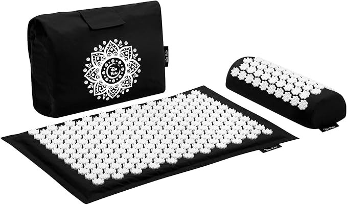 Dr Relief Acupressure Mat 28" x 17" - Shiatsu Intervention Mat & Pillow Gift Set - Quick Back & N... | Amazon (US)