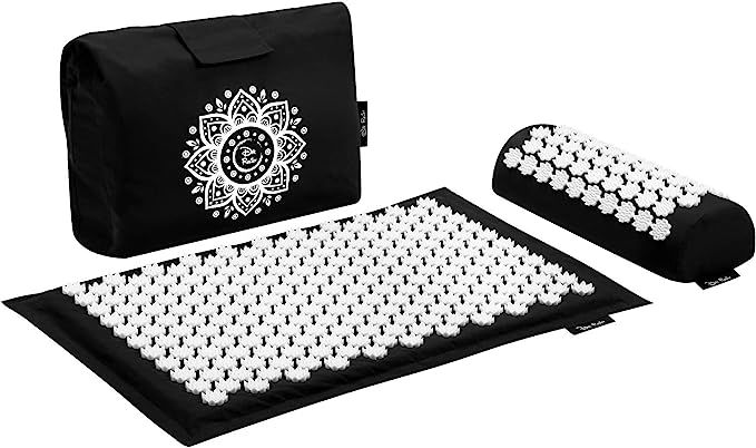 Dr Relief Acupressure Mat 28" x 17" - Shiatsu Intervention Mat & Pillow Gift Set - Quick Back & N... | Amazon (US)