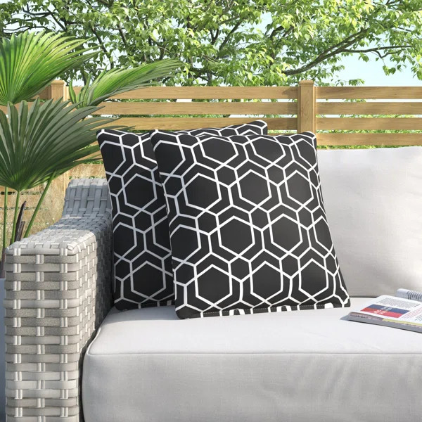 Garren Outdoor Square Pillow Cover & Insert | Wayfair North America