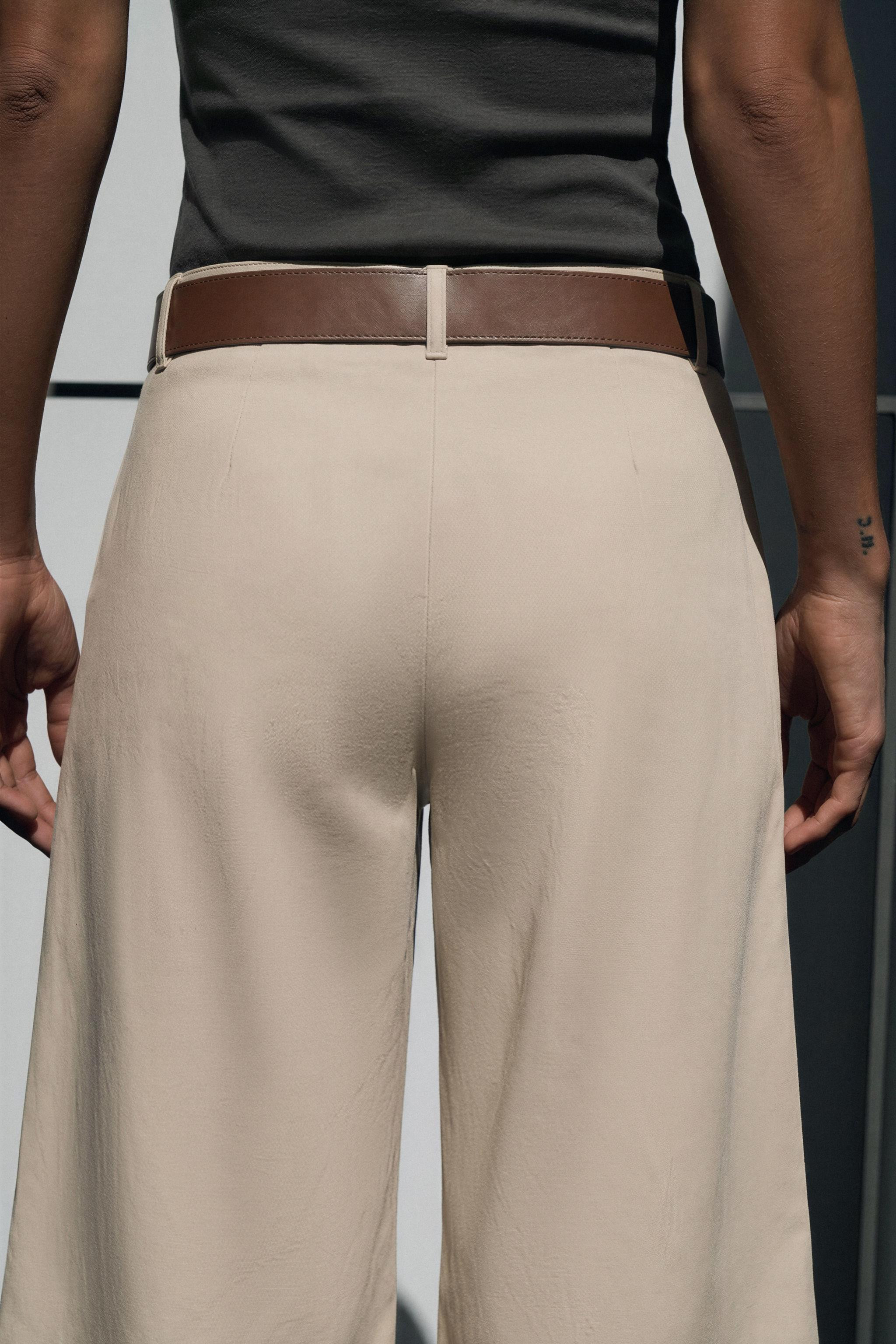 CULOTTES WITH BELT | Zara UK