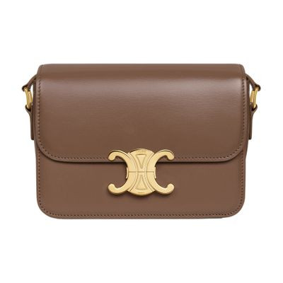 Medium Triomphe bag in shiny calfskin | 24S US