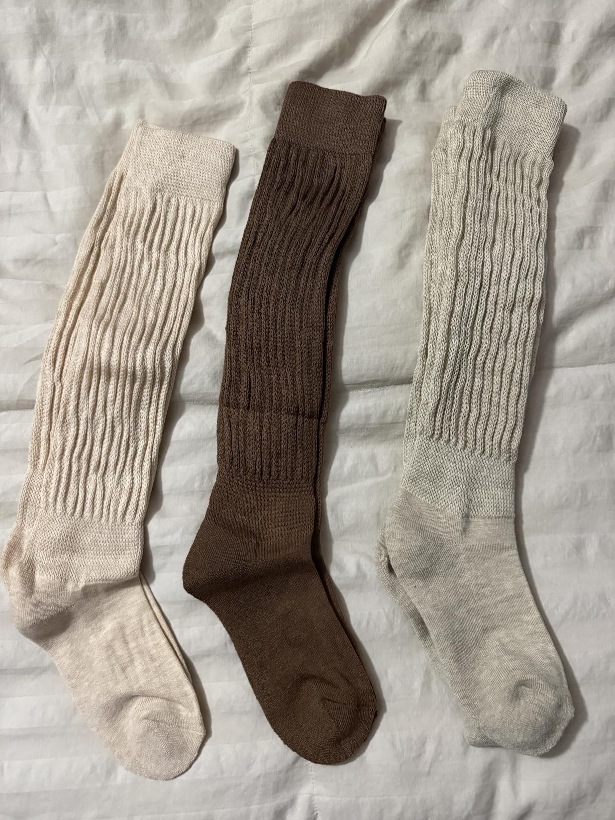 Tough Land Merino Wool Slouch Socks for Women Soft Knee High Scrunch Warm Cozy Stacked Boot Socks... | Amazon (US)