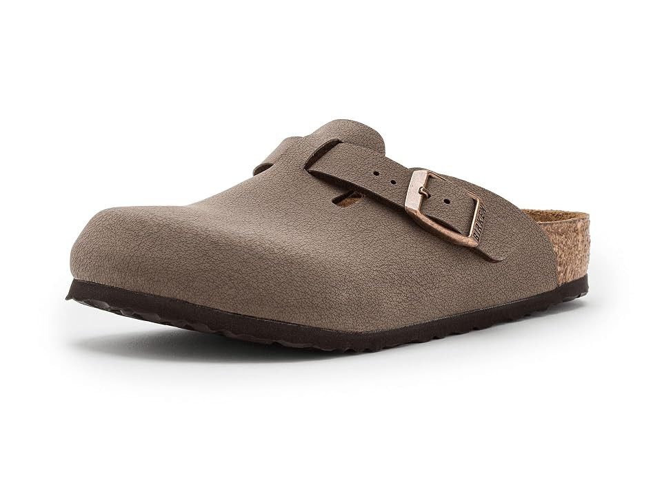 Birkenstock Kids Boston - Birkibuc (Toddler/Little Kid/Big Kid) Kids Shoes Mocha: EU 34 (US 3-3.5 Little Kid/Big Kid) Narrow, Leather | Zappos