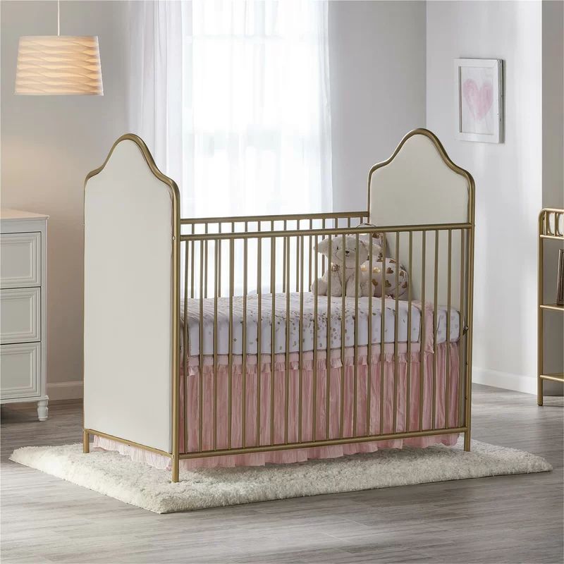 Piper 2-in-1 Convertible Upholstered Crib | Wayfair Professional