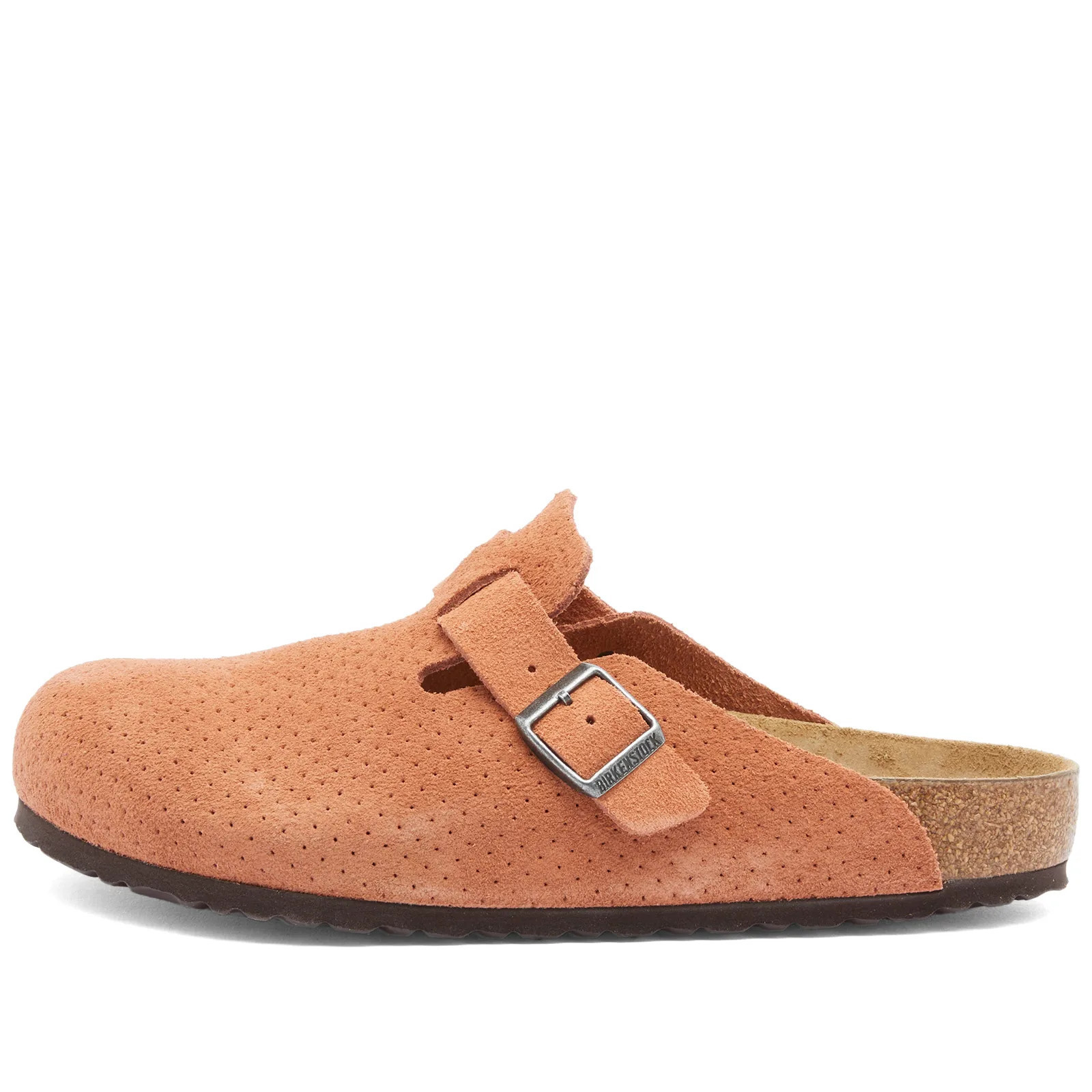 Birkenstock Boston Clog - Burnt Orange Embossed Dots, Size UK 9 | END. Clothing