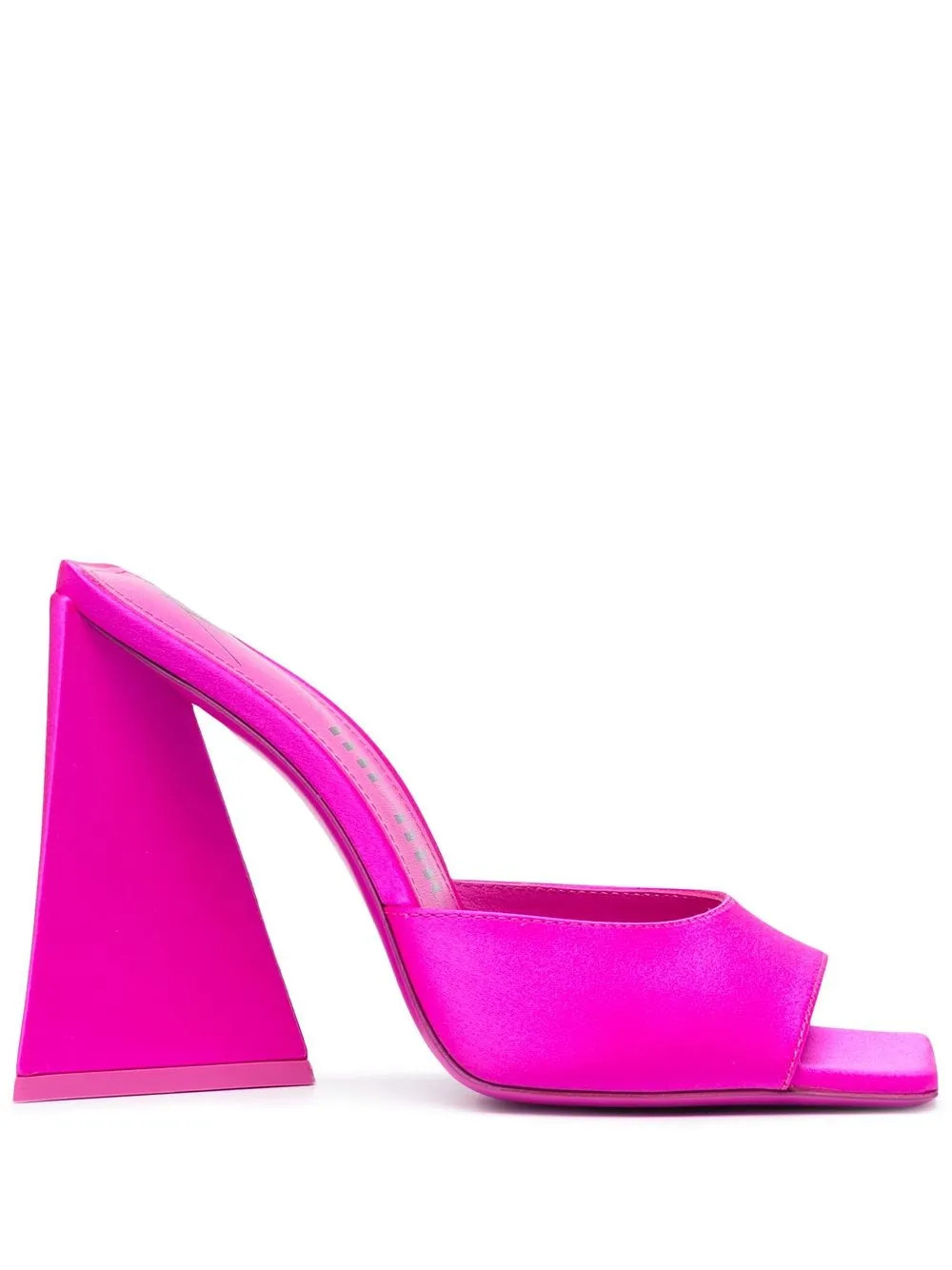 The Attico Devon 115mm Satin Finish Sandals | Pink | FARFETCH | Farfetch Global