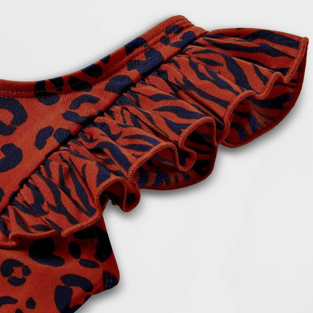 Toddler Girls' Leopard Print One Piece Swimsuit - Cat & Jack™ Brown | Target