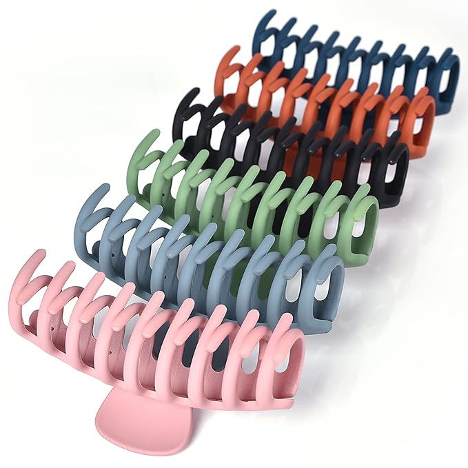 Bealee Hair Claw Clips for Women Girls, Nonslip Matte Big Hairclips for Thick Long Hair, 4.35 Inc... | Amazon (US)