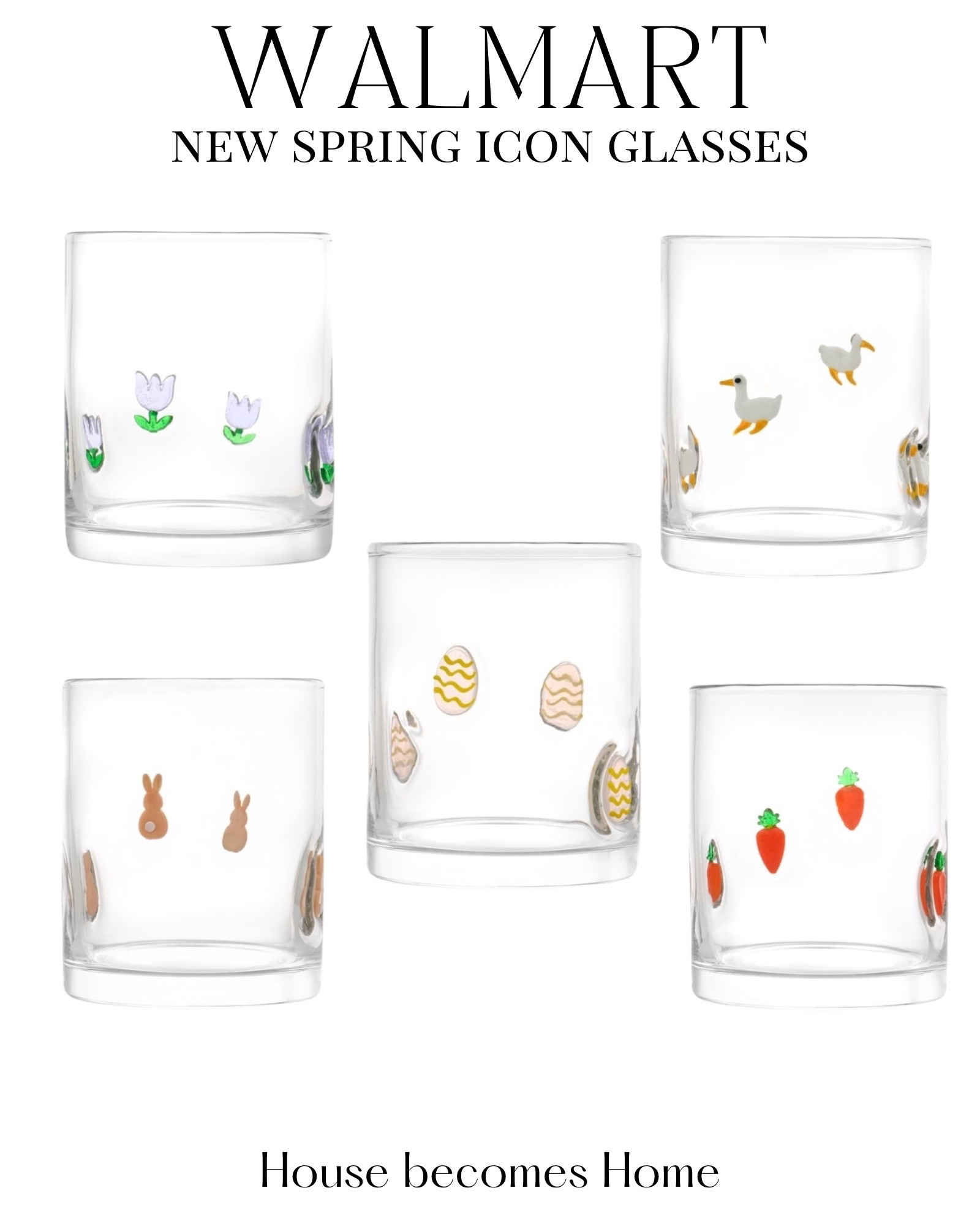 Walmart new spring icon glasses! 

#LTKHome #LTKSeasonal #LTKSaleAlert