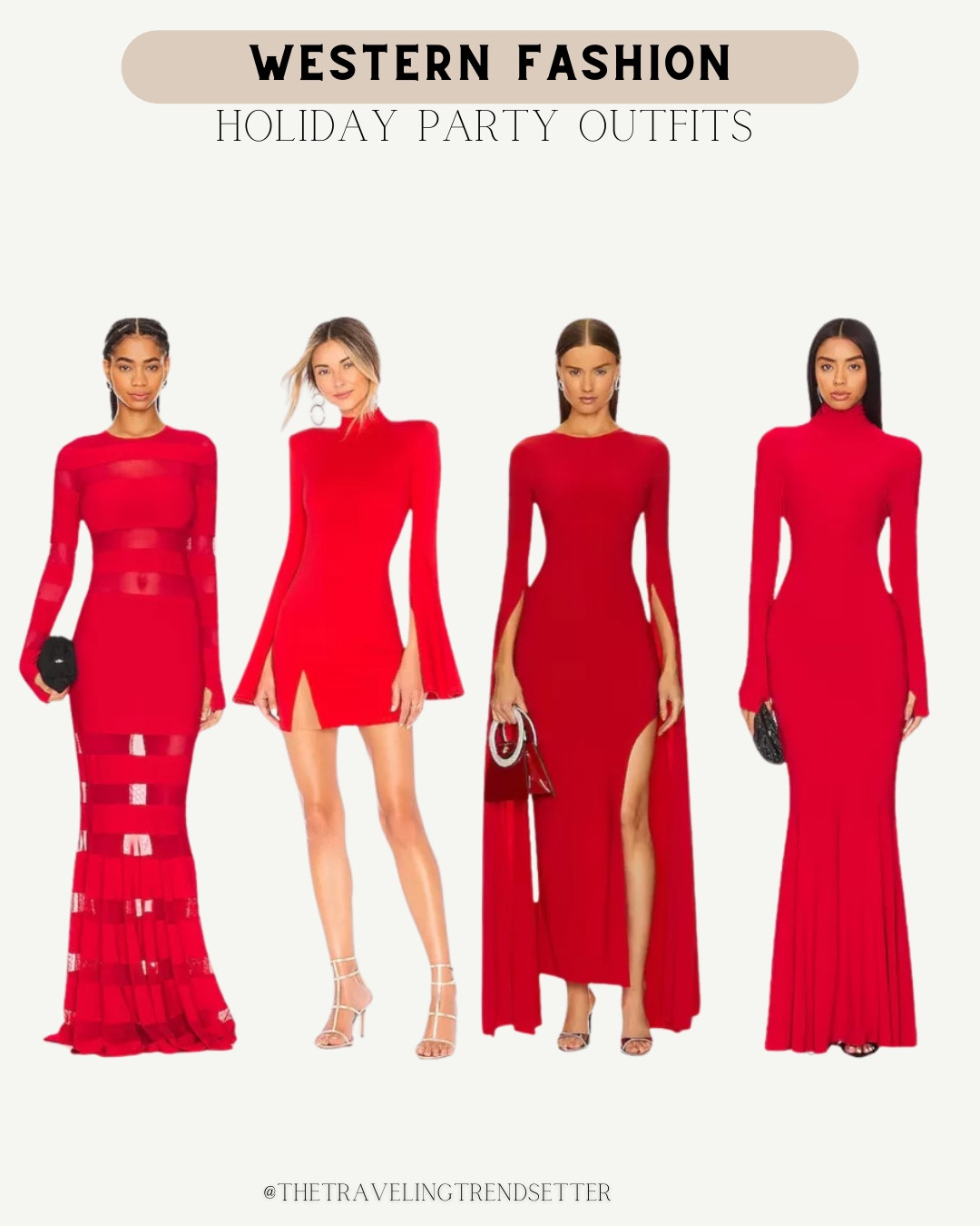 Holiday party outfit ideas - red dresses 

#LTKParties #LTKHoliday #LTKWedding