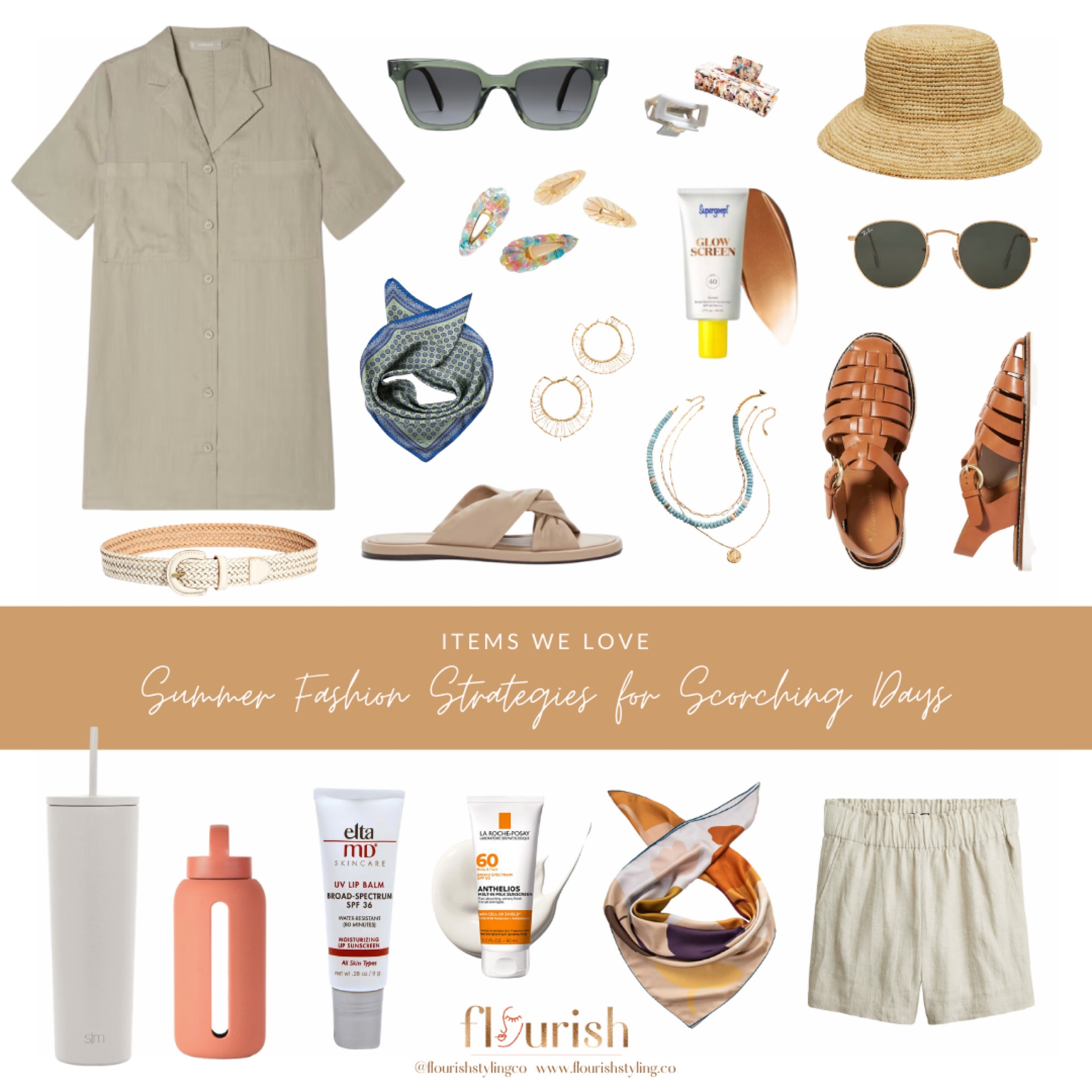 
It finally feels like summer! As much as we love the summer heat, getting dressed can be super difficult in the scorching temperatures!

Keep reading for our strategies on how we beat the heat!

•Embrace natural fibers: opt for light linens, cotton, and silk
•Choose light colors
•Accessorize thoughtfully: grab your sunnies, hats, and lightweight bags for a cool look
•Stay Hydrated: make hydration chic with a colorful cup or water bottle
•Open Footwear: shop our finds our favorite sandals

Shop all of the items we love on LTK!

#summerfashion #heatwave 
#styletips #imageconsulting 

#LTKstyletip #LTKunder100 #LTKSeasonal