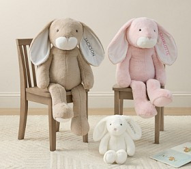 Small Long Ear Bunny Plush Ivory | Pottery Barn Kids