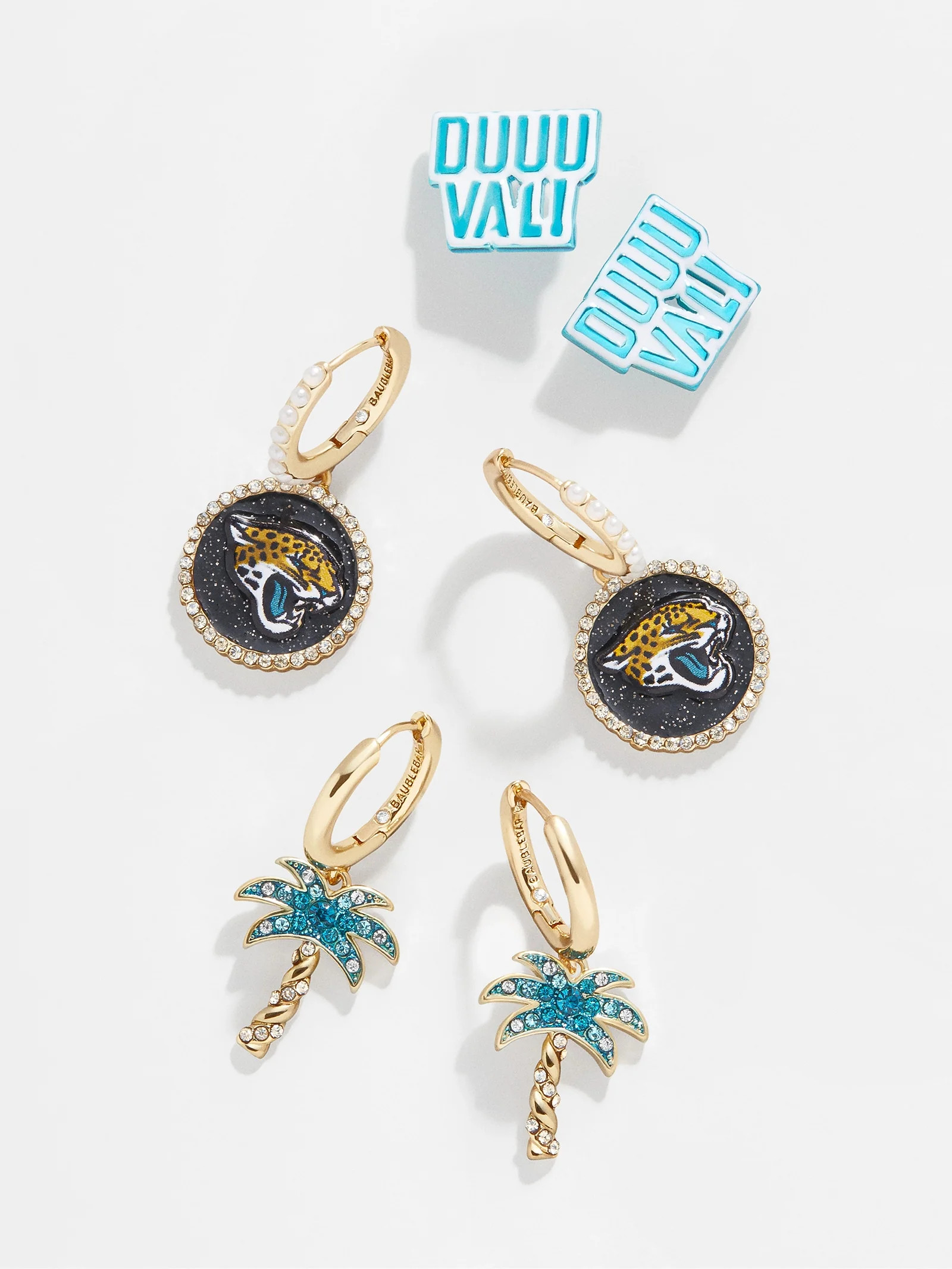 Jacksonville Jaguars NFL Earring Set - Jacksonville Jaguars | BaubleBar (US)