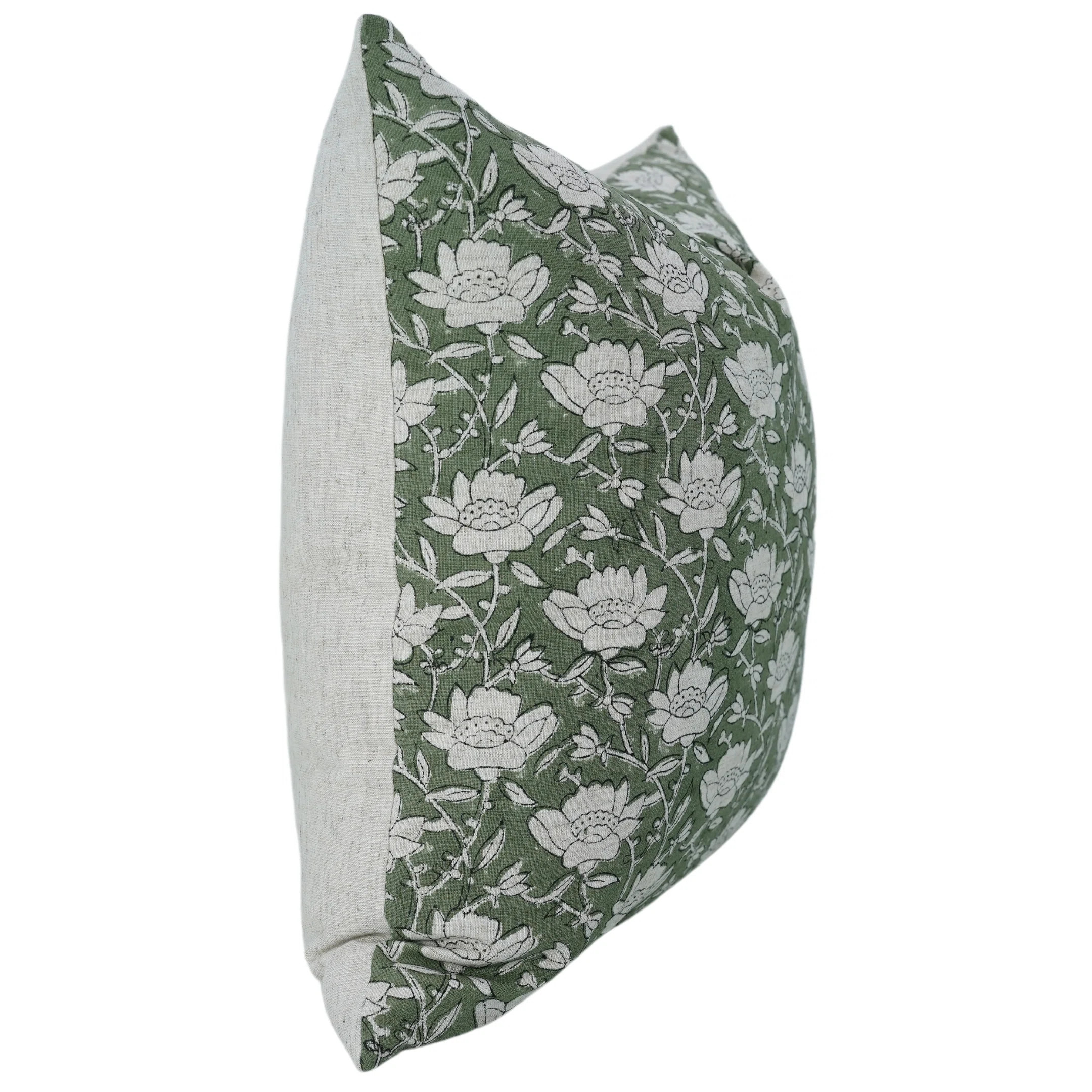 Floral Cotton Indoor/Outdoor Pillow Cover | Wayfair North America