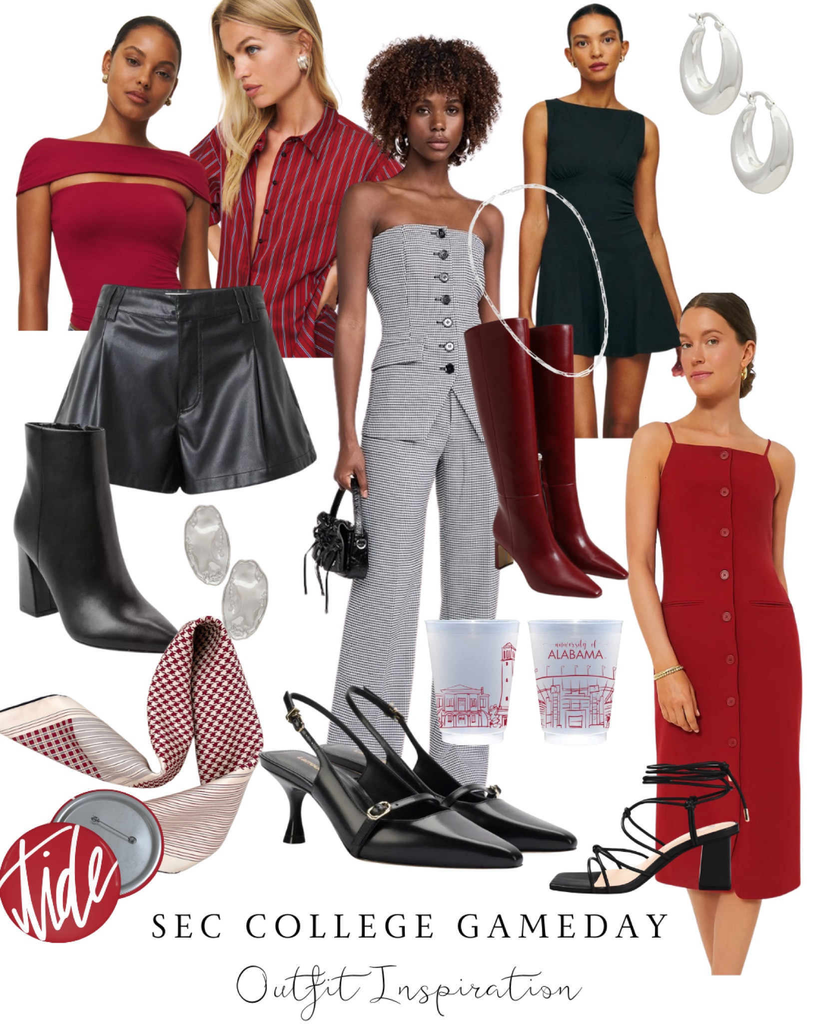 Football season is here! 
Here is a bit of gamedayoutfit inspiration for Bama fans. #sec #collegefootball #rolltide 

#LTKFindsUnder100 #LTKSeasonal #LTKStyleTip