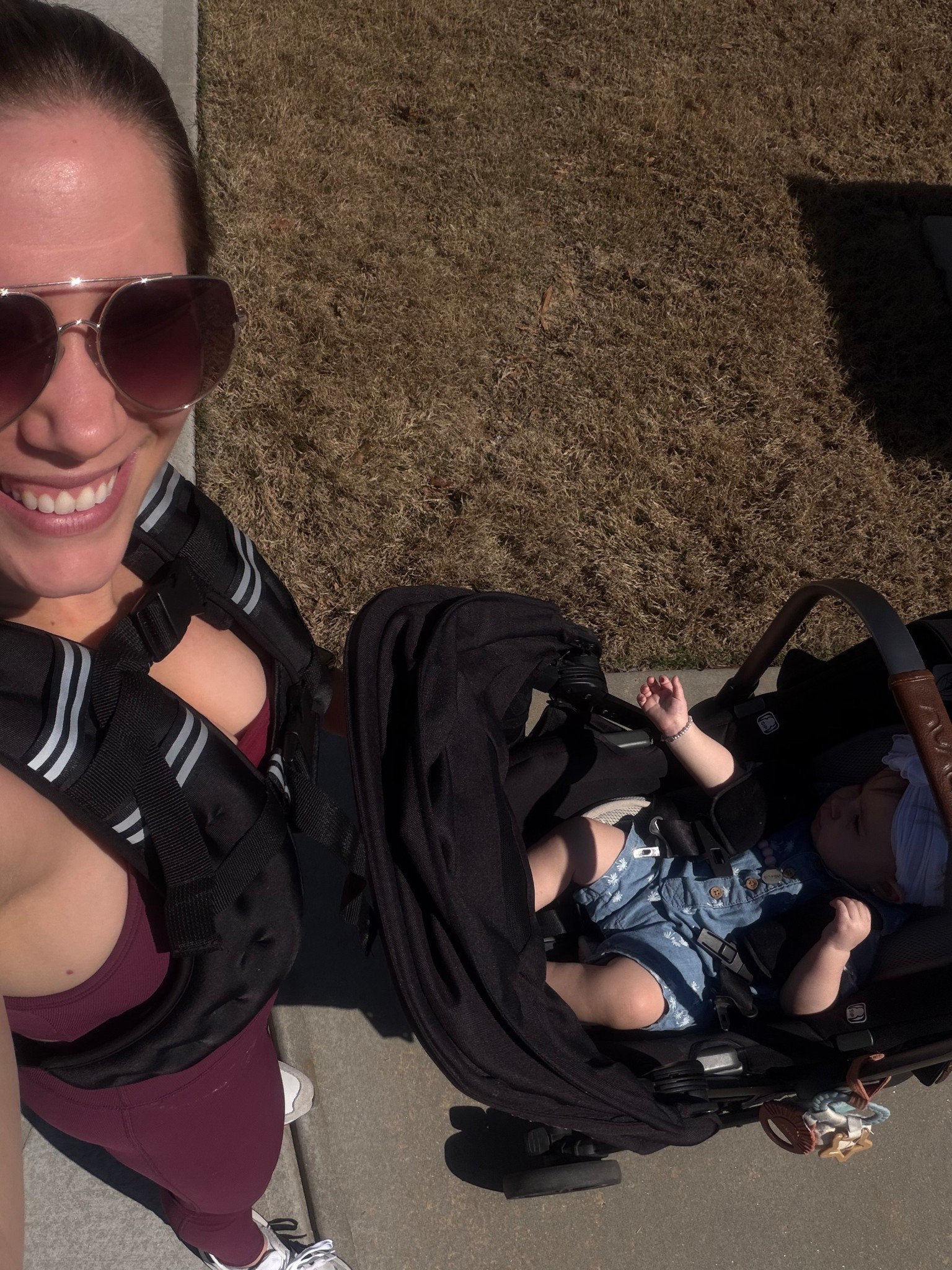 Weighted vest afternoon walk with my girl. 

Love the dark ruby ribbed set I received from Day 1 Fit. 

#LTKBaby #LTKmomlife #LTKfitnessgoals
