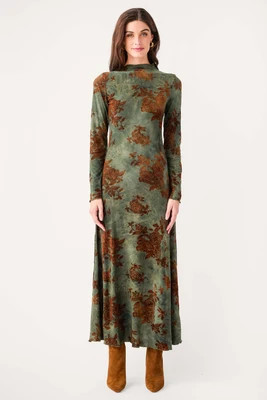 By Together Mesh Floral Dress | Social Threads