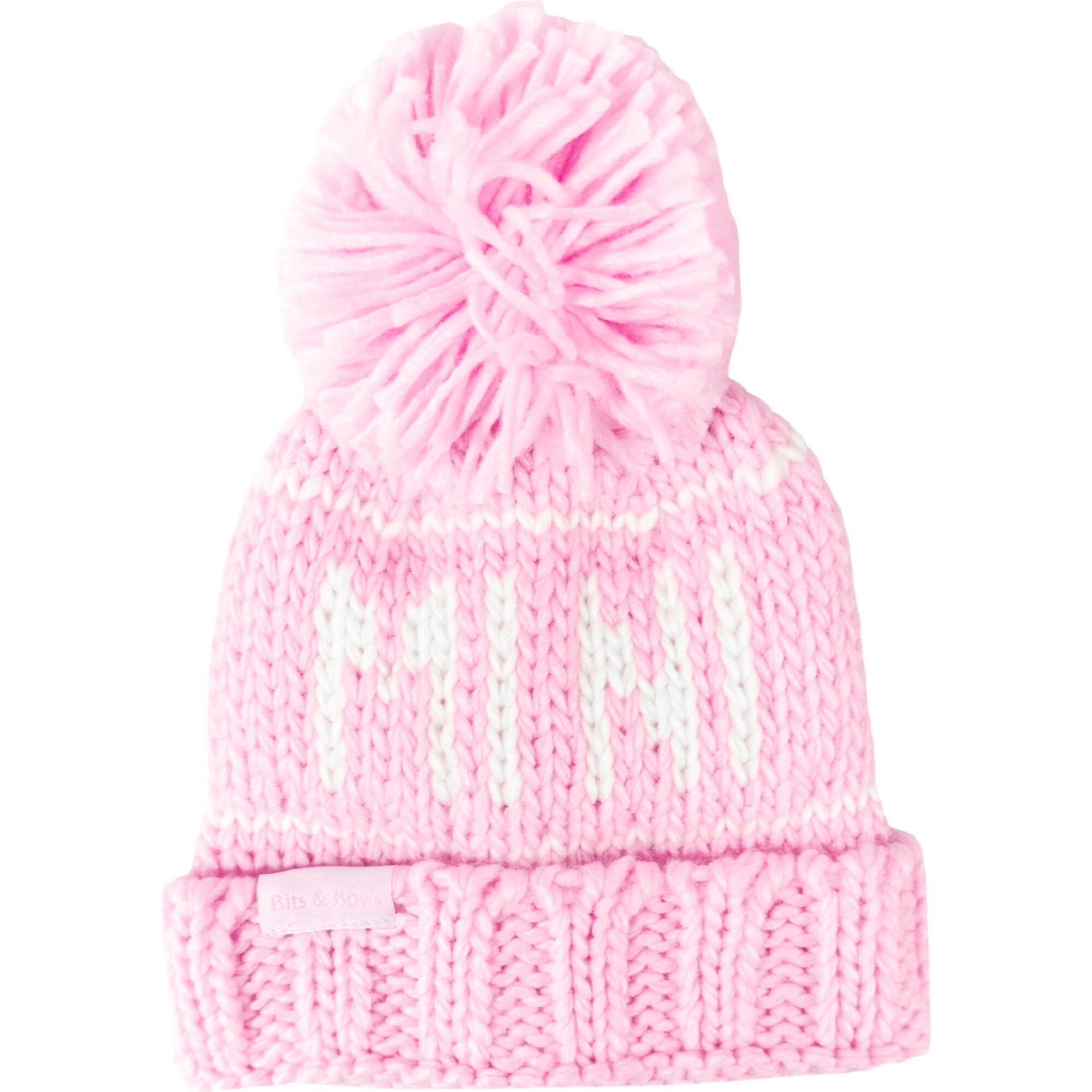 Mini Bobble Hat, Pink | Maisonette