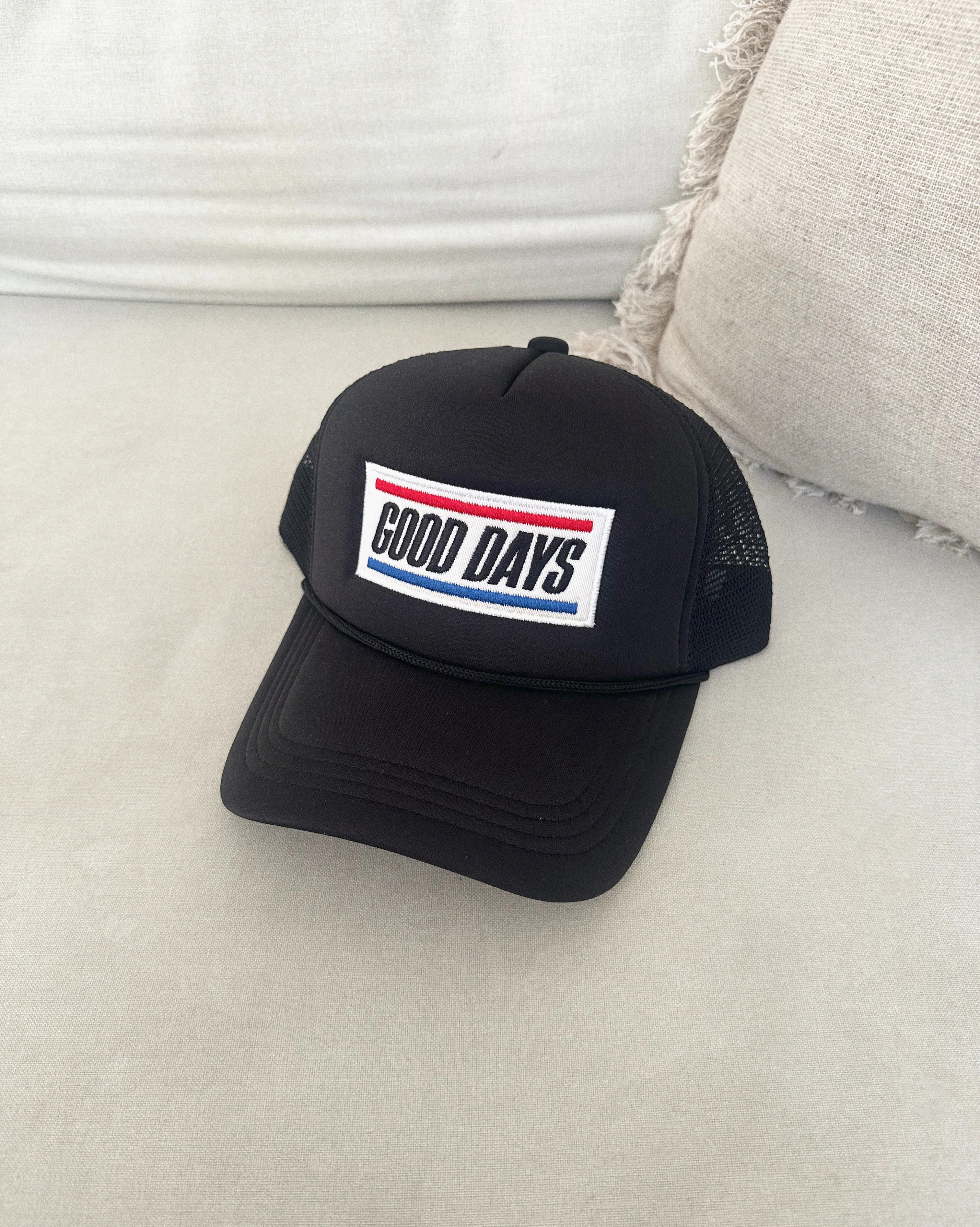 Good Days Trucker Hat - Racing Black | Shop Kristin Jones
