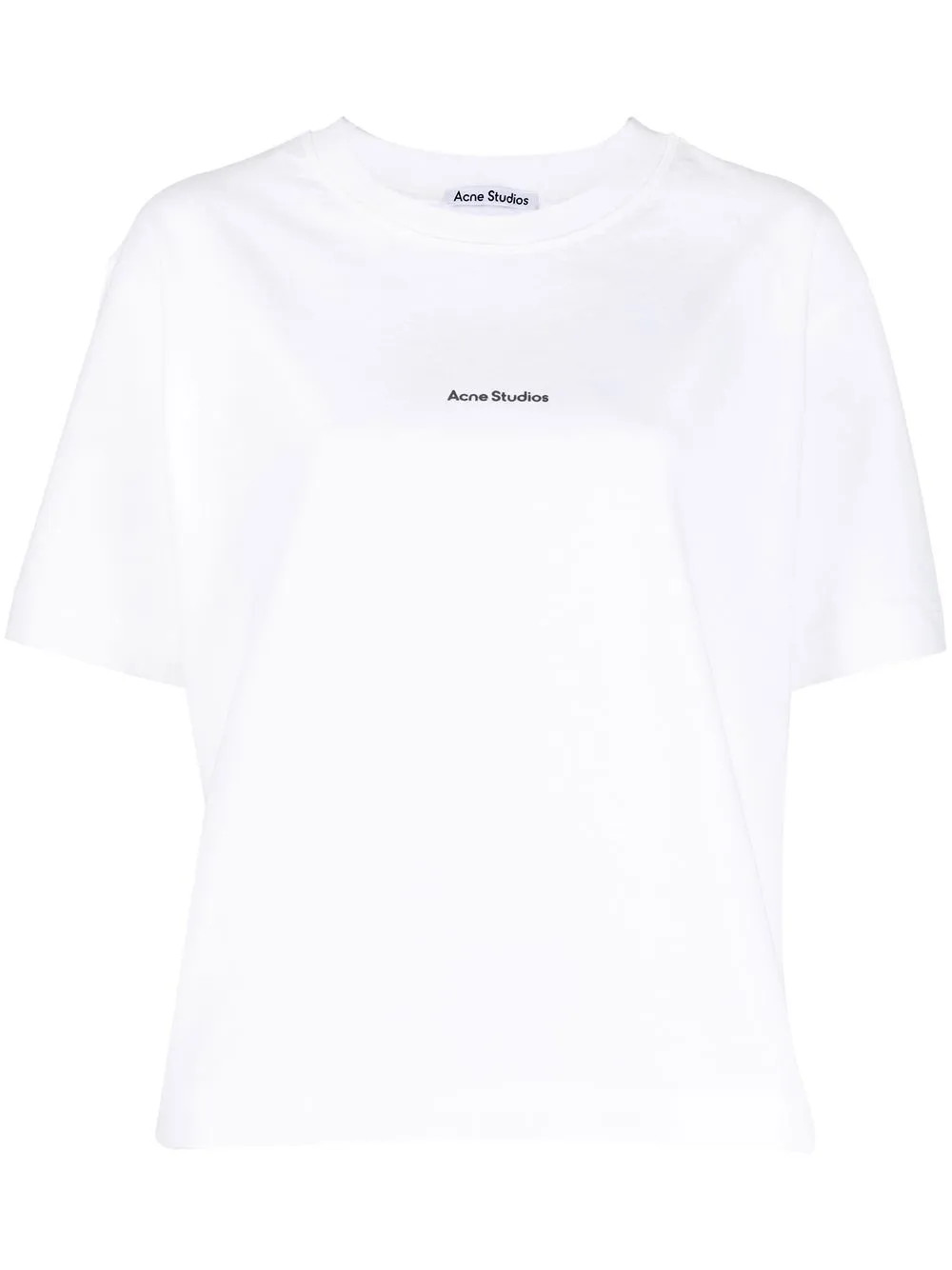 Acne Studios Reverse Logo Print T-shirt - Farfetch | Farfetch Global