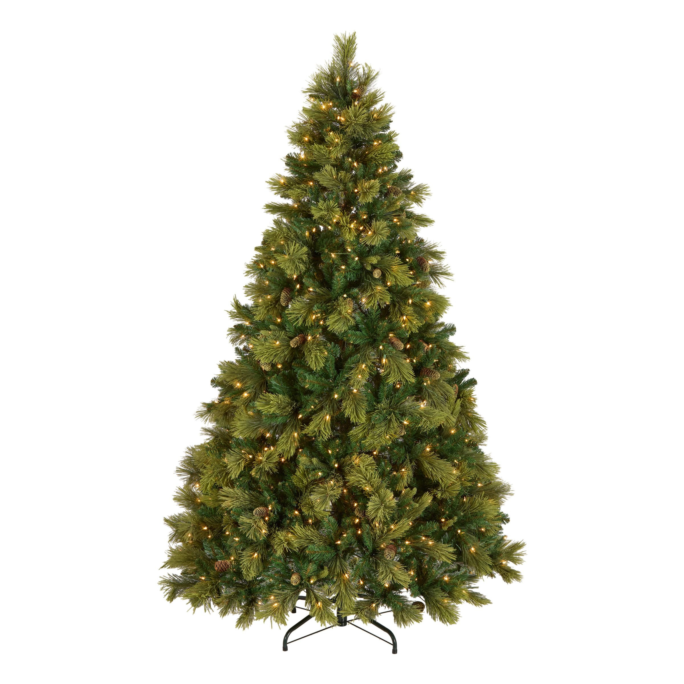 National Tree Company 7.5 ft Pre-Lit Carolina Pine Artificial Christmas Tree, 750 Clear Lights, 1... | Amazon (US)