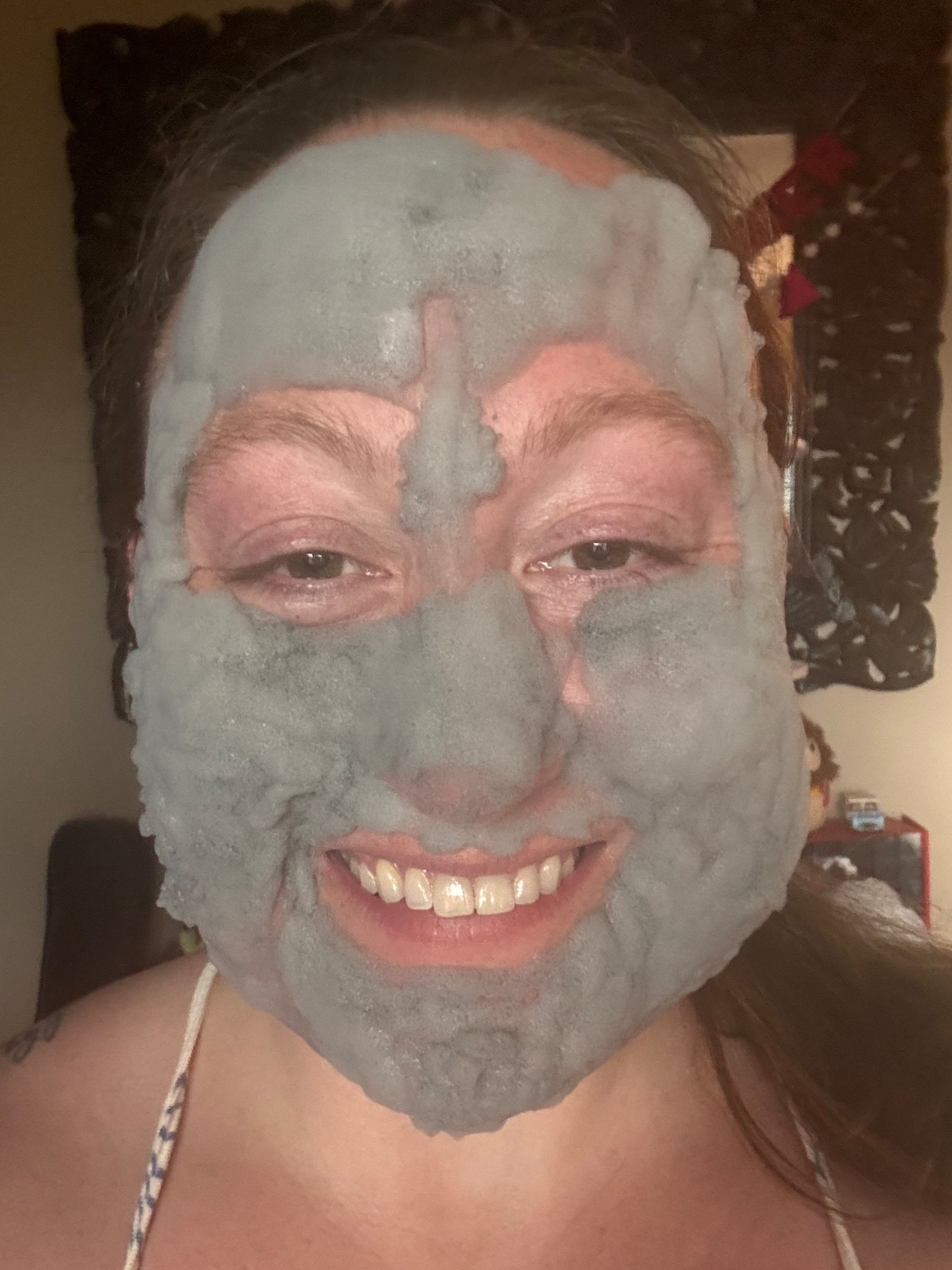 We had fun with a carbonated bubble clay face mask yesterday! Great for pore cleaning and blackhead removal.

#LTKBeauty