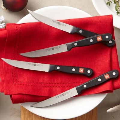 Wüsthof Gourmet 4-Piece Steak Knife Set | Williams-Sonoma