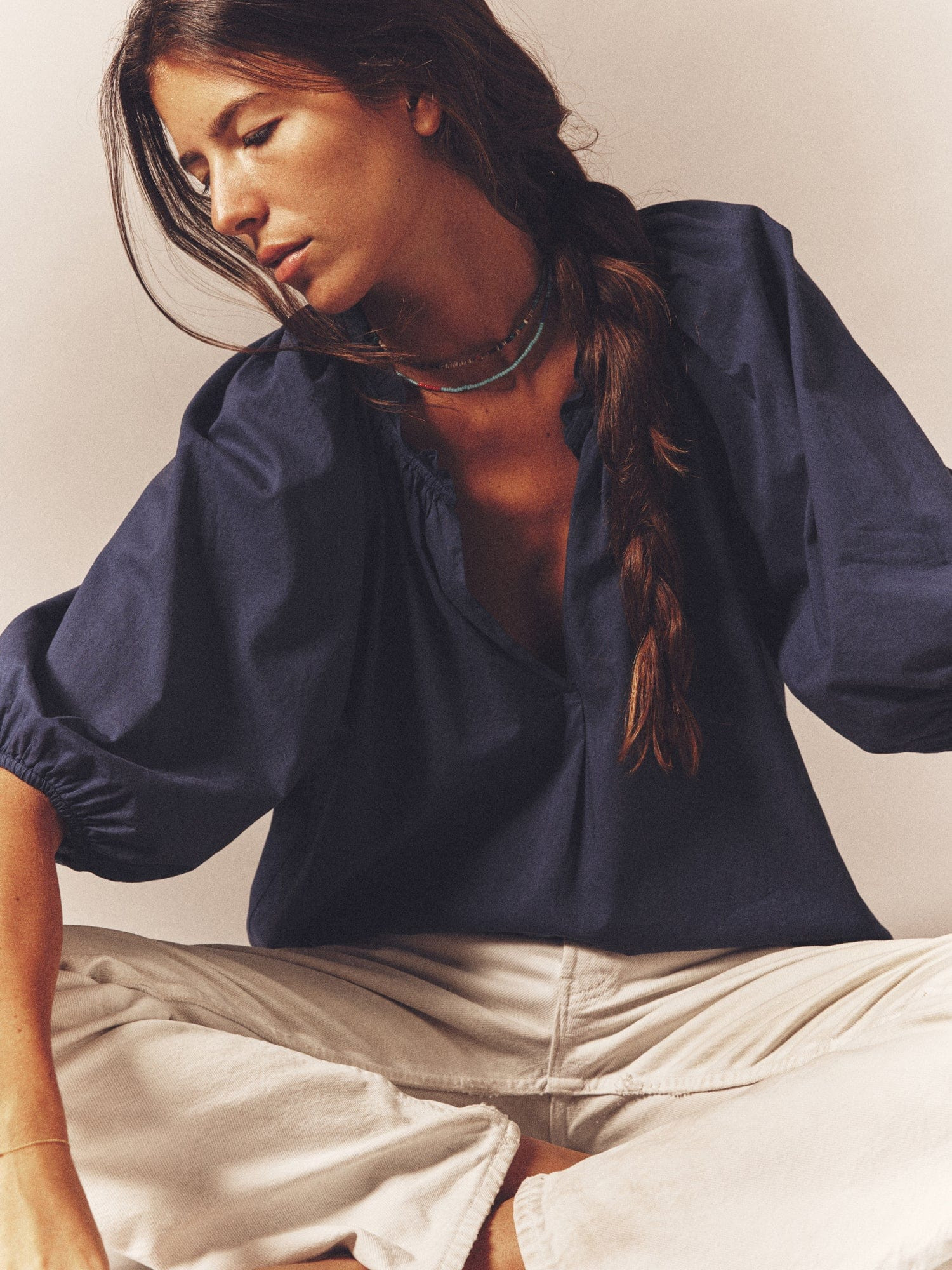 Navy Jules Top | Xirena