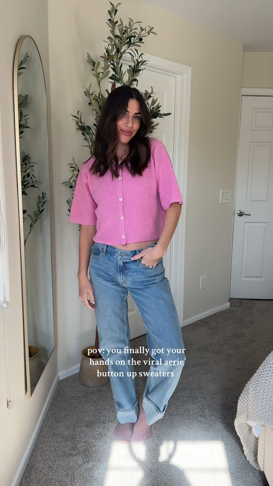 viral aerie button up cardigan 🫶🏻

#LTKFindsUnder50 #LTKStyleTip #LTKBeauty