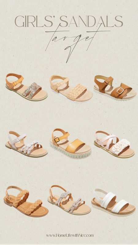 So many cute, new sandal options for girls! 
#targetshoes #targetsandals #girlsshoes #girlssandals #girlfashion #girlspringfashion

#LTKkids #LTKshoecrush #LTKstyletip