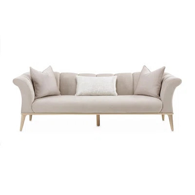 Yvette 100" Velvet Flared Arm Sofa | Wayfair North America