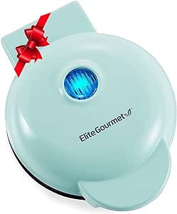 Elite Gourmet EWM015M Electric Nonstick 4.5-inch Mini Waffle Maker, Belgian Waffles, Compact Desi... | Amazon (US)