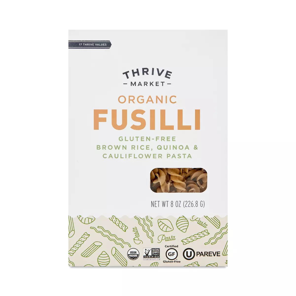 Organic Brown Rice, Quinoa, and Cauliflower Fusilli | Thrive Market