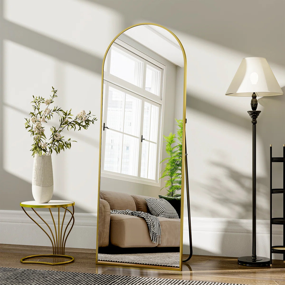 Dronfield Metal Arch Mirror | Wayfair North America
