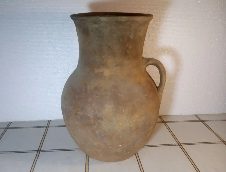 Vintage Jug Antique Tableware Rustic Decor Clay Pottery | Etsy | Etsy (US)