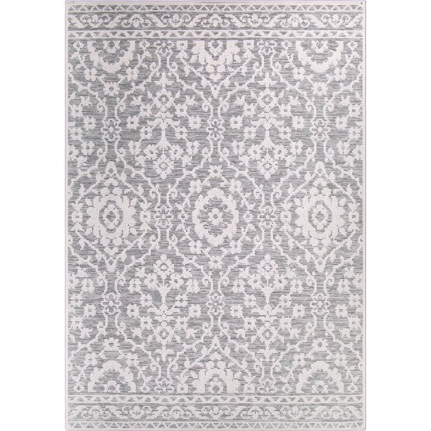 My Texas House Amelia Reversible Indoor/ Outdoor Area Rug, Natural Silverton, 8' x 10' | Walmart (US)