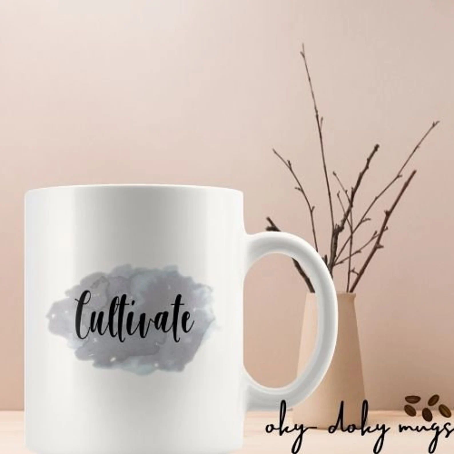Cultivate Mug Word of the Year Coffee Mug One Little Word - Etsy | Etsy (US)