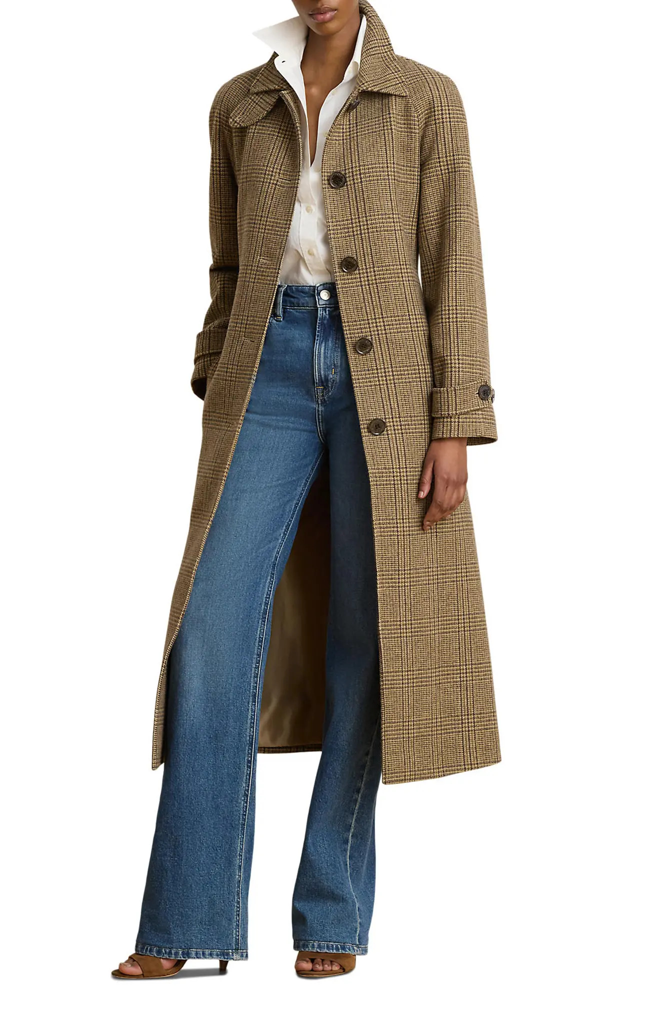 Wool Blend Trench Coat (Women) | Nordstrom | Nordstrom