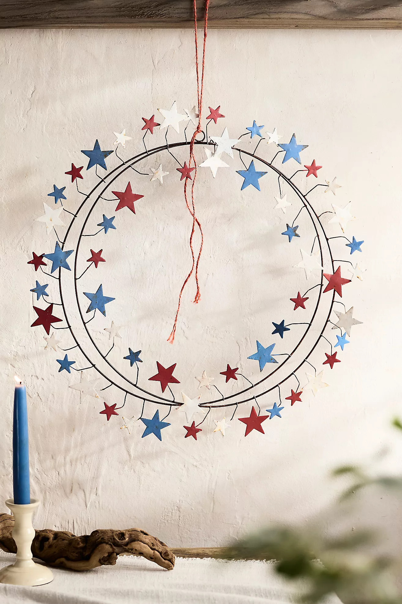 Americana Star Iron Wreath | Anthropologie (US)