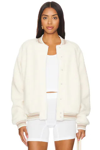 Banks Bomber Jacket in Ivory | Revolve Clothing (Global)