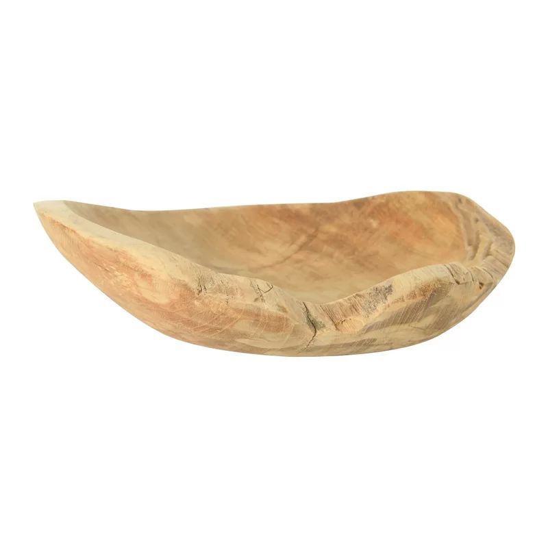Desideria Teak Wood Serving Bowl | Wayfair North America