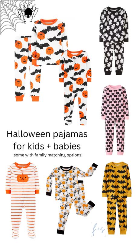Halloween pajamas for babies kids and matching family pjs 

#LTKkids #LTKfamily #LTKHalloween