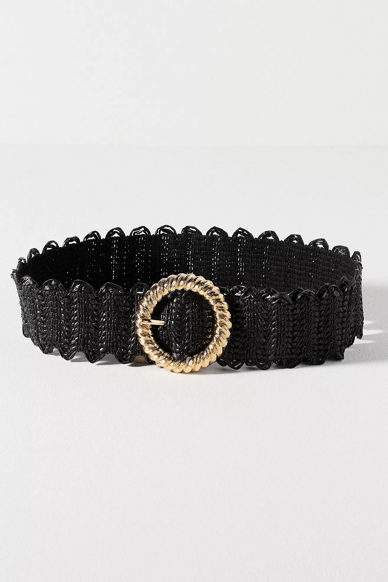 Stretch Shimmer Raffia Belt | Anthropologie (US)